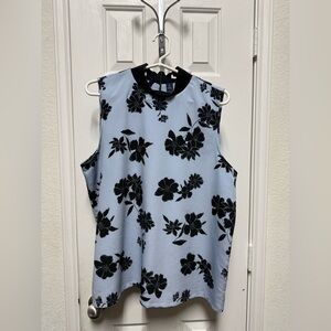 Chase Bank Lands' End Black Blouse